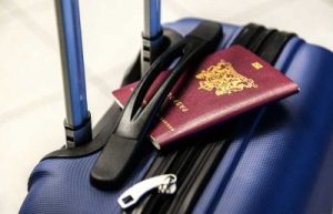 Valise et passeport