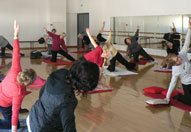 Séance de l'association Yoga de l'Odon