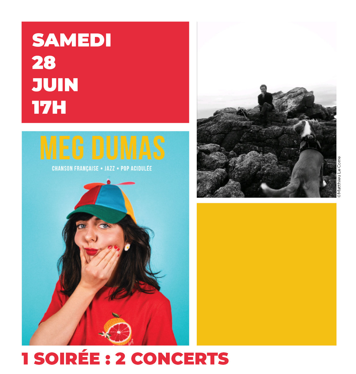 1 soirée : 2 concerts