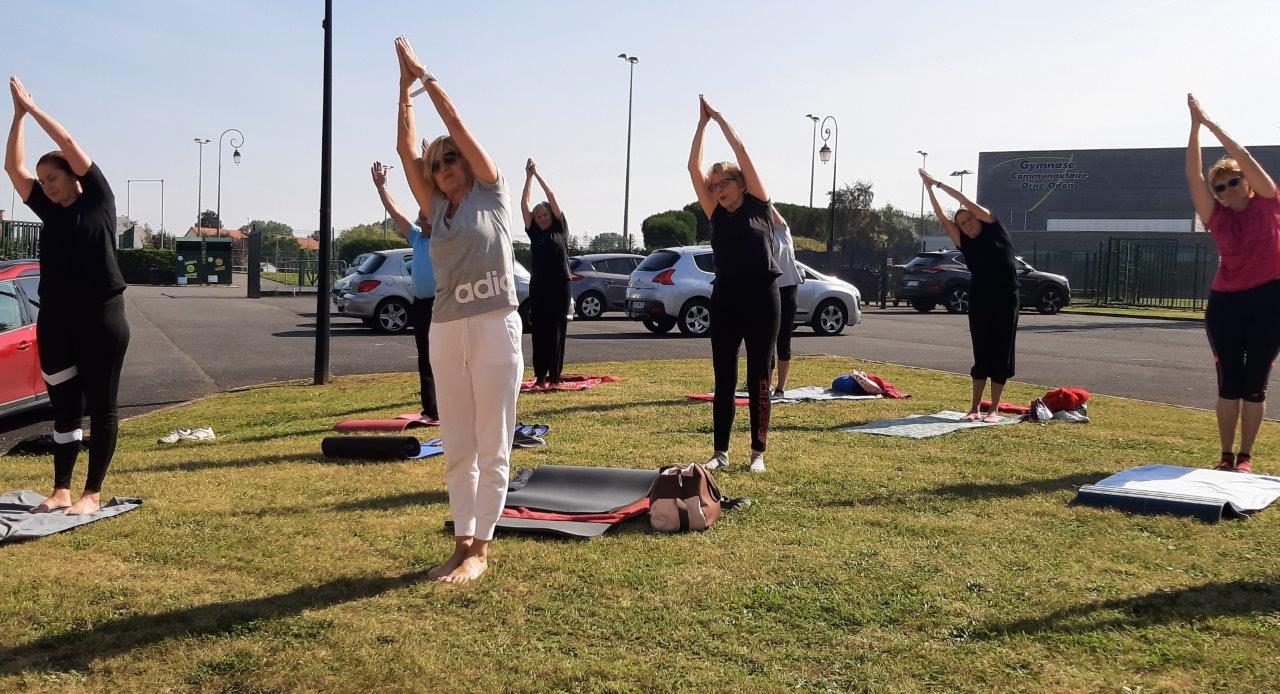 Séance de gymnastique par l'association Gym Fontaine-Verson