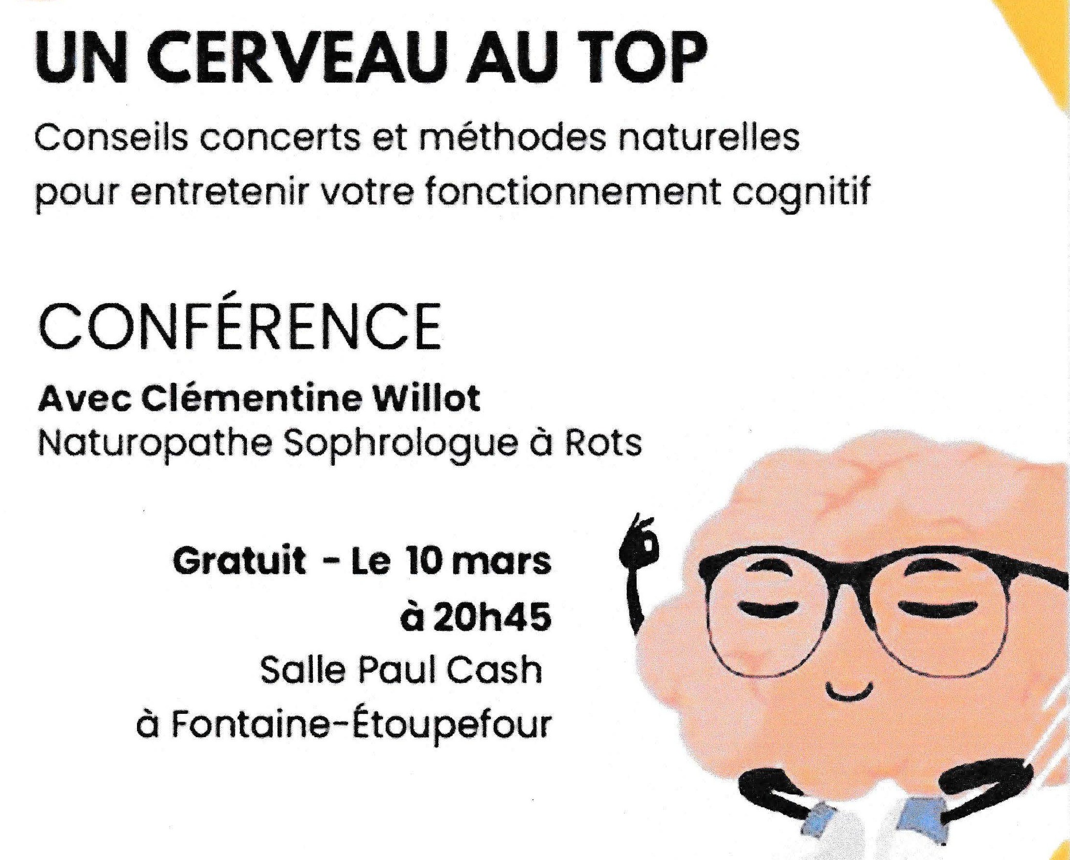 Conférence : cerveau au top