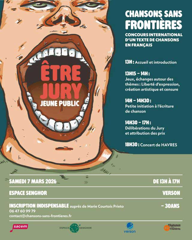 Deviens juré d’un concours international de chanson à Verson !
