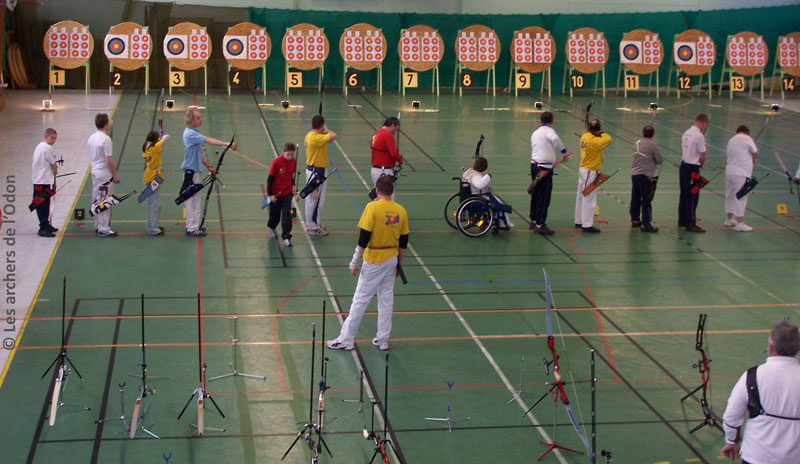 Tir à l'arc en salle