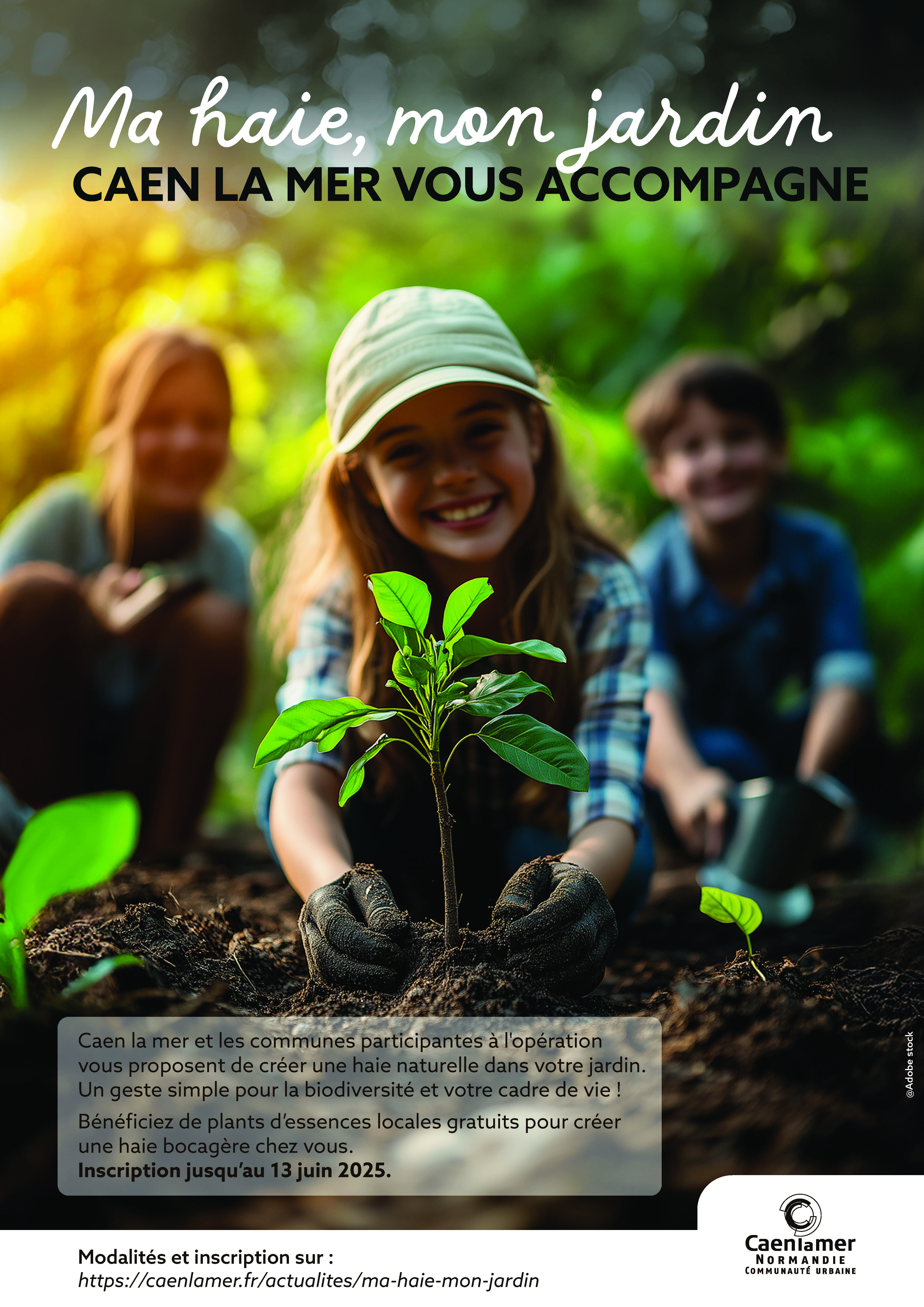 Opération Ma Haie, mon jardin, Caen la mer vous accompagne