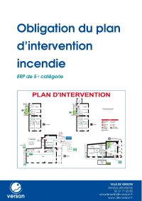 Note Plan Intervention Incendie - ERP 5EME CATEGORIE