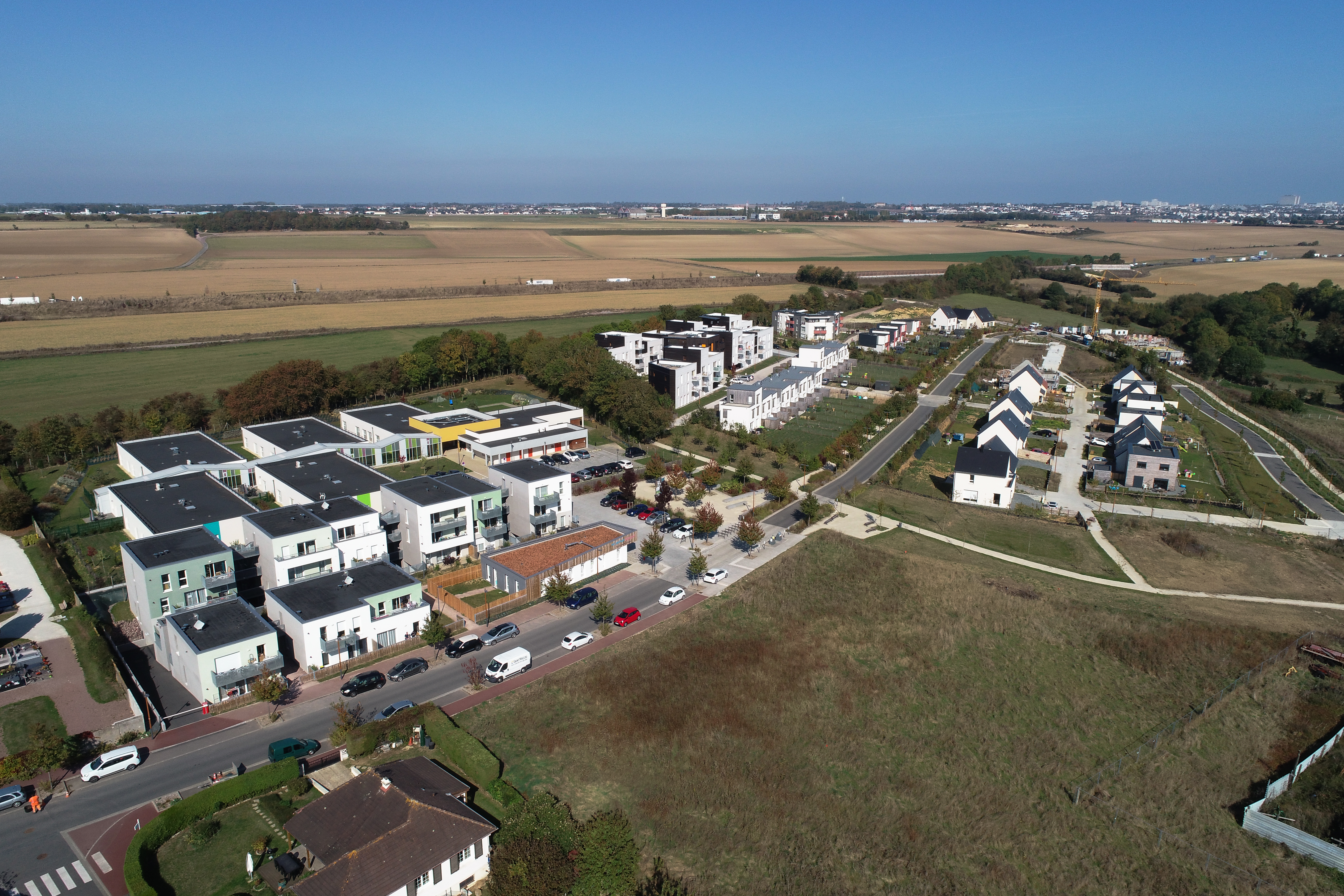 Ecoquartier Vue du ciel