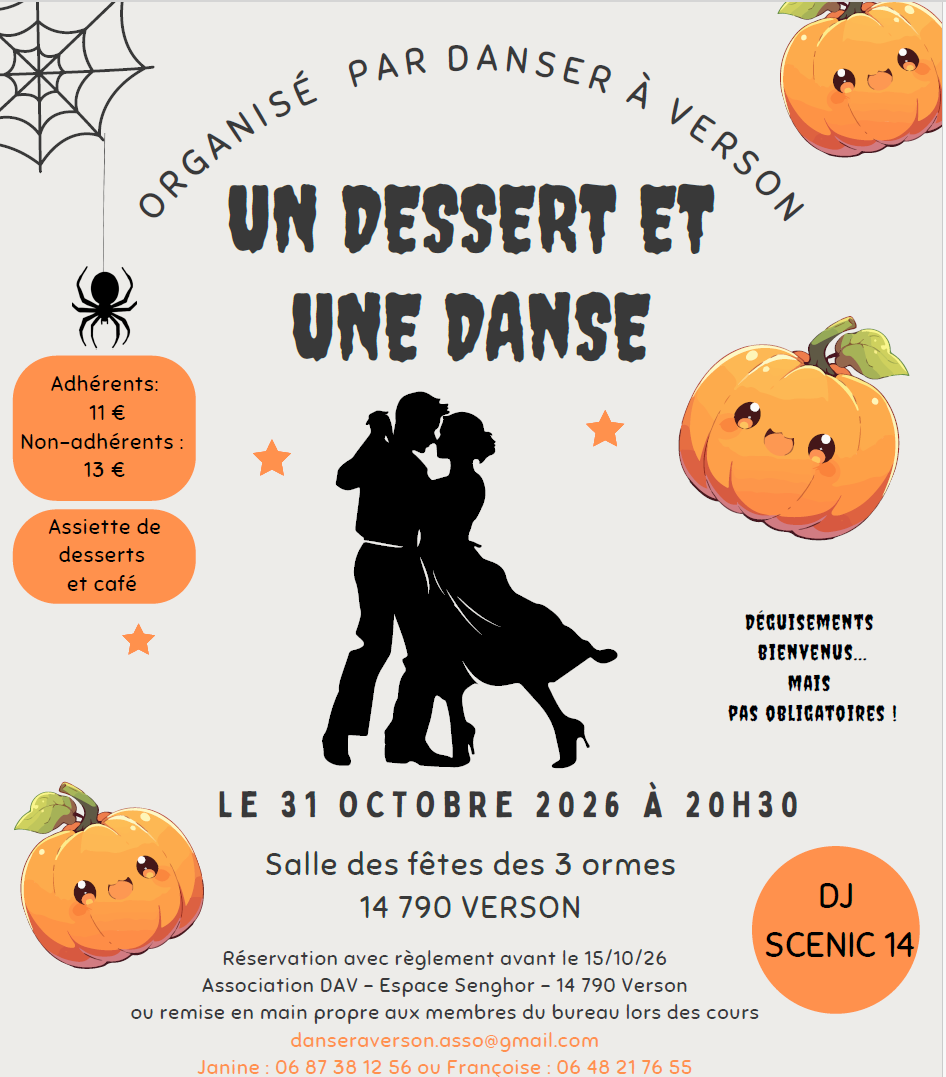 Un dessert et une danse
