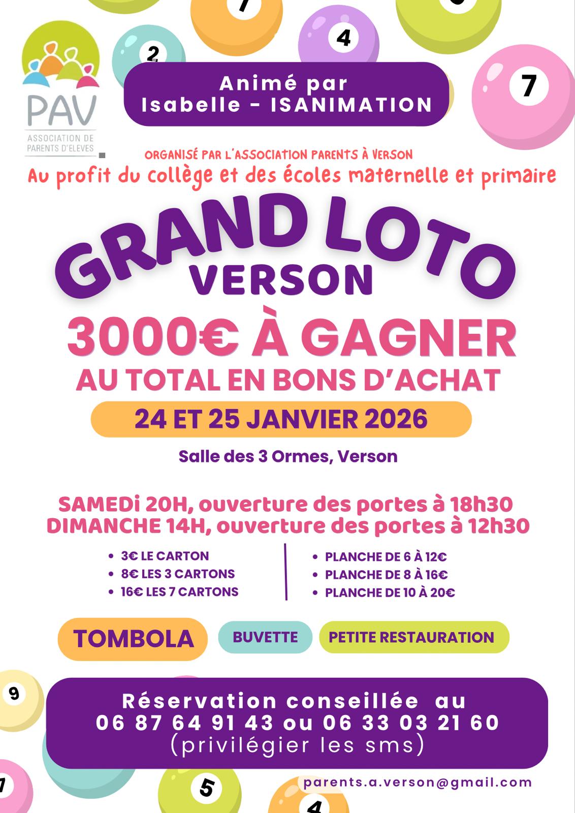 Grand week-end loto