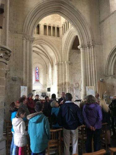 Visite de l'église de Verson